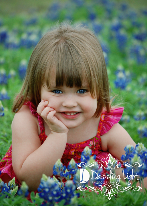 Old Settler's Park, wildflower fields, portrait sessions at Dazzling Light Photography Round Rock, TX